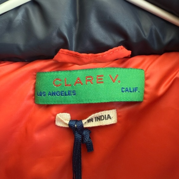 CLARE V. Multi Colorblock Nylon Emile Vest - Picture 12 of 14